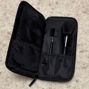Mary Kay Sleek Black Brush Set with Case